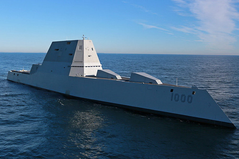 Американский эсминец-"невидимка" Zumwalt покрылся ржавчиной и коррозией