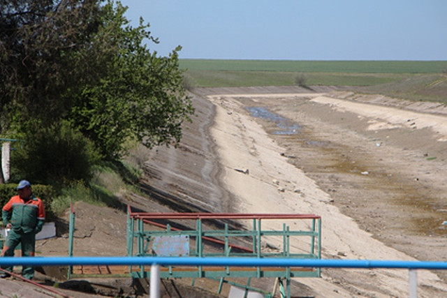 В Крыму отказались от просочившейся сквозь дамбу украинской воды